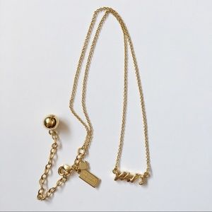 Kate Spade “MRS” necklace